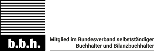 Mitglied im Bundesverband selbstständiger Buchhalter und Bilanzbuchhalter (b.b.h.)